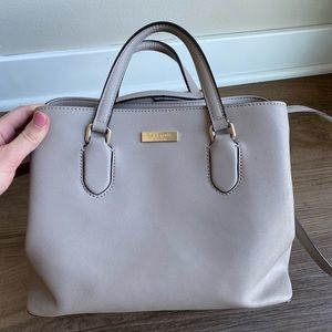 Kate Spade Evangelie Laurel Tan Leather Satchel